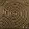 Ekena Millwork 19 5/8in. W x 19 5/8in. H Spiral EnduraWall Decorative 3D Wall Panel Covers 2.67 Sq. Ft. WP20X20SPCCB - alternate 1